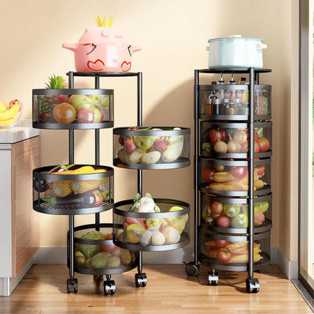 5 Layer Square Shape Kitchen Rack
